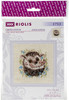 RIOLIS Counted Cross Stitch Kit 5"X5"-Hedgehog (14 Count) R1753 - 4630015064702