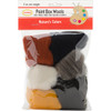 Colonial Paint Box Wools .33oz 6/Pkg-Nature-Bge/Ecru/Gry/Brn/Wht/Blk - CNPBW-2 - 091955012415