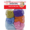 Colonial Paint Box Wools .33oz 6/Pkg-Earth, Sea & Sky -Orn/Olv/Pur/Pk/Bl/Seaf CNPBW-5 - 091955012453