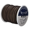 Realeather(R) Crafts Deerskin Lace 1/8"X50' Spool-Chocolate - DOS50-0207