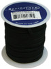 Realeather(R) Crafts Deerskin Lace 1/8"X50' Spool-Black DOS50-1000 - 870192003451