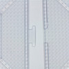 Perler Pegboards 4/Pkg-Large Square Clear - 80-22666