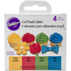 Wilton Gel Food Colors .3oz 4/Pkg-Primary W5581 - 070896355812