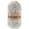 Mary Maxim Natural Alpaca Tweed Yarn-Raw Cotton - Y083-300 - 848787014687