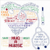 Imaginating Counted Cross Stitch Kit 10"X10"-Let's Hug A Nurse (14 Count) I3154