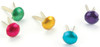 Creative Impressions Mini Metal Paper Fasteners 3mm 100/Pkg-Round Metallic CI90193