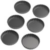 Wilton Perfect Results Tart/Quiche Pans 6/Pkg-Round 4" W6817