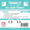 It's Sew Emma Half-Square Triangles On A Roll-50' 4" Finished Size - H400 It's Sew Emma Half-Square Triangles On A Roll-50' 4" Finished Size - H400