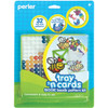 Perler Tray 'n Cards Pattern Kit-BIGGIE Beads 80-70729 - 048533707294