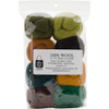 Wistyria Editions Wool Roving 15" .25oz 8/Pkg-Woodsy WR-W895R - 893812001897