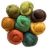 Wistyria Editions Wool Roving 15" .25oz 8/Pkg-Woodsy WR-W895R