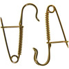 Lacis Knitting Pin Pair-Gold AW05-GOLD