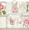 Stamperia Double-Sided Paper Pad 12"X12" 10/Pkg-Letters & Flowers, 10 Designs/1 Each - SBBL22