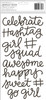 Girl Squad Thickers Stickers 5.5"X11" 30/Pkg-Phrases/Foam 733716