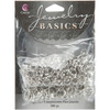 CousinDIY Jewelry Basics Metal Findings 300/Pkg-Silver Split Rings 6mm To 8mm - 34719054 - 016321060067
