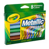 Crayola Metallic Markers-Shimmery Colors 8/Pkg - 58-8628