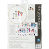 Dimensions Counted Cross Stitch Kit 8" Round-All In The Family (14 Count) -70-35332 - 088677353322