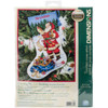 Dimensions Counted Cross Stitch Kit 16" Long-Checking His List Stocking (14 Count) - 8645 - 088677086459