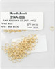 Beadalon Jump Rings 6mm 144/Pkg-Gold-Plated - 314A-006-144G - 035926053472
