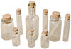 Idea-Ology Corked Glass Vials 9/Pkg-Clear 1.25" To 3" - TH92899