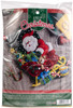 Bucilla Felt Stocking Applique Kit 18" Long-Santa's Sleigh 86866 - 046109868660