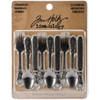 Idea-Ology Metal Adornments 2.5" 9/Pkg-Antique Nickel Silverware - TH93254 - 040861932546
