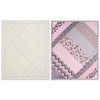 June Tailor Quilt As You Go Printed Quilt Blocks On Batting-Sophisticated Strips - JT1405