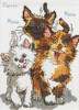 Janlynn/Suzy's Zoo Mini Counted Cross Stitch Kit 5"X7"-Cattails Of Duckport (14 Count) 38-0208