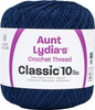 Aunt Lydia's Classic Crochet Thread Size 10-Navy - 154-486 - 073650908675