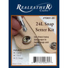 Realeather(R) Crafts 24L Snap Setter Kit-Nickel T3631-20 - 870192006957