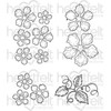 Heartfelt Creations Cling Rubber Stamp Set 5"X6.5"-Classic Rose HCPC3752