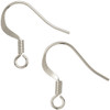 CousinDIY Plated Silver Elegance Metal Findings-Fishhooks 10/Pkg - 295SLVPL-0211