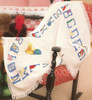 Charles Craft Baby Alphabet Afghan 18 Count 41"X45"-White - AF7311-6750