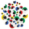 Krafty Kids Paste-On Googly Eyes 38/Pkg-Assorted - EM304