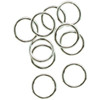 CousinDIY Plated Silver Elegance Metal Findings-Closed Jump Rings 6mm 28/Pkg - A50026LF-0242