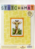 Design Works Stitch & Mat Counted Cross Stitch Kit 3"X4.5"-Giraffe (18 Count) - DW4475 - 021465044750