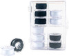 Singer Transparent Plastic Class 15 Bobbins Threaded-Black & White 12/Pkg 02149