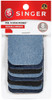 Singer Peel N Stick Reusable Patches 3"X2" 8/Pkg-Assorted Denim - 00378 - 075691003784