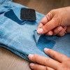 Singer Peel N Stick Reusable Patches 3"X2" 8/Pkg-Assorted Denim 00378
