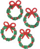 The Beadery Holiday Beaded Ornament Kit-Holiday Wreaths 2.25" Makes 16 BOK-5484 - 045155887359