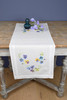 Vervaco Stamped Table Runner Cross Stitch Kit 16"X40"-Pretty Pansies - V0145233 Vervaco Stamped Table Runner Cross Stitch Kit 16"X40"-Pretty Pansies - V0145233