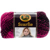 Lion Brand Scarfie Yarn-Black/Hot Pink 826-213 - 023032019536