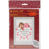 RIOLIS Counted Cross Stitch Kit 7"X9.5"-Girls Birth Announcement (14 Count) - R1123 - 47790461879334607154523872