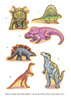 Dinosaur Sticker Activity Book-Softcover - B6400532