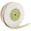 May Arts Wired Faux Burlap Ribbon 1-1/2"X25yd-Natural - 445-15-10 - 848208003085 May Arts Wired Faux Burlap Ribbon 1-1/2"X25yd-Natural - 445-15-10 - 848208003085