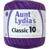 Aunt Lydia's Classic Crochet Thread Size 10-Purple 154-458 - 073650907906