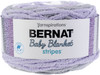Bernat Baby Blanket Stripes Yarn-Violets - 161260-60012 - 057355426931