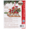 Dimensions Plastic Canvas Ornament Kit 4.25"X3.25"-Sleigh (14 Count) 70-08914 - 088677089146