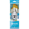 Royal & Langnickel(R) Aqualon Filbert Brush Set-7/Pkg RAQUA302 - 090672050496