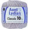 Aunt Lydia's Classic Crochet Thread Size 10-Silver - 154-435 - 073650804038